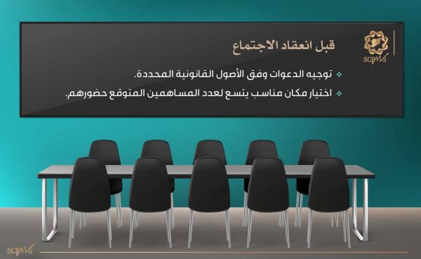 تنظيم اجتماعات الهيئات العامة للشركات المساهمة العامة 2